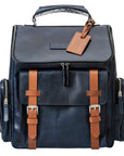 TRAVEL COLLECTION LOS PABLO BACKPACK - BLUE POLISH AND NUTMEG