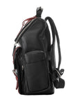 TRAVEL COLLECTION LOS PABLO BACKPACK - BLACK AND CRIMSON RED