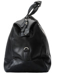 TRAVEL COLLECTION LOS PABLO DUFFLE BAG - BLACK AND CRIMSON RED