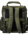 TRAVEL COLLECTION LOS PABLO BACKPACK - LIGHT GREEN AND NUTMEG